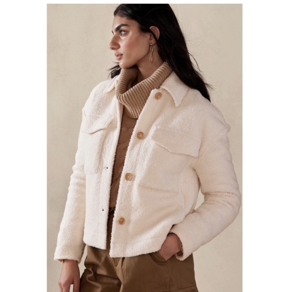 Banana Republic trucker jacket top